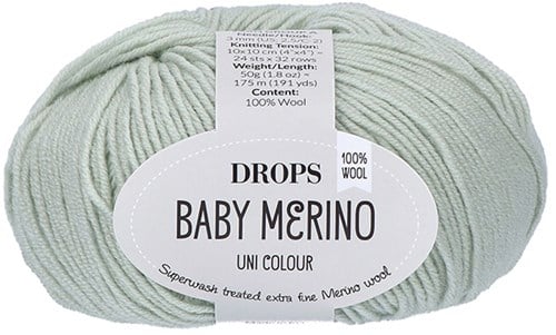 Drops Baby Merino Uni Colour 058 Pistachio Ice Cream