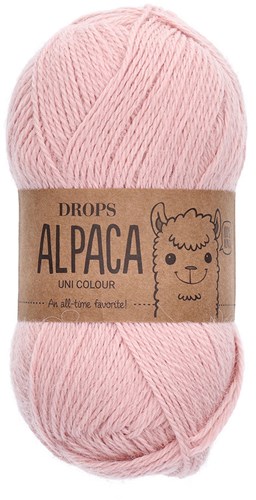 Drops Alpaca Uni Colour 9033 Strawberry Cream