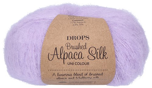 Drops Brushed Alpaca Silk Uni Colour 034 Zoete Orchidee