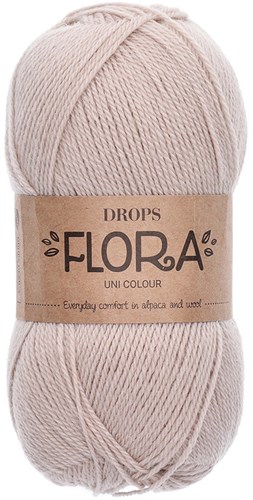 Drops Flora Uni Colour 31 Sand