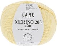 Lang Yarns Merino 200 Bebe 0314 Yellow
