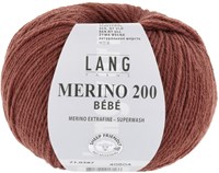Lang Yarns Merino 200 Bebe 0387 Brick