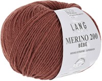 Lang Yarns Merino 200 Bebe 0387 Brick-2