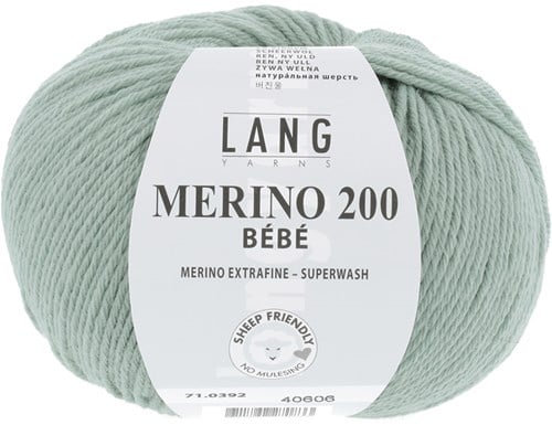 Lang Yarns Merino 200 Bebe 0392 Sage