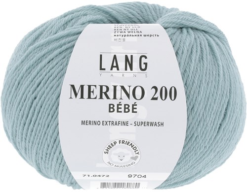 Lang Yarns Merino 200 Bebe 0472 Dark Mint
