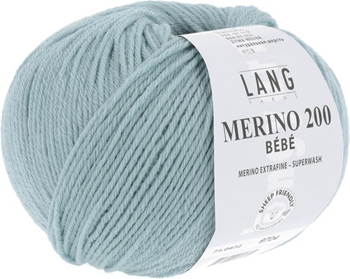 Lang Yarns Merino 200 Bebe 0472 Dark Mint-2