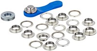 Prym Eyelets with Washers Silver 14 mm-2