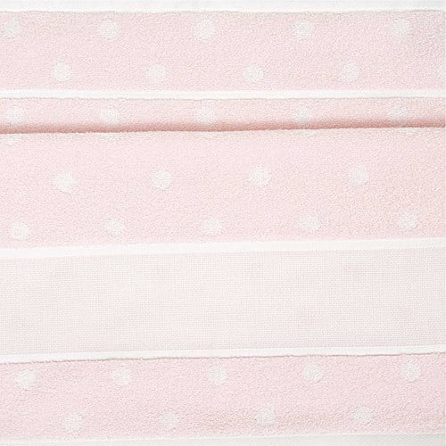 Rico Hand Towel to Embroider 30 x 50 cm 007 Pink/White-2