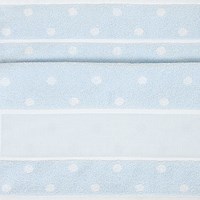Rico Towel to Embroider 50 x 100 cm 006 Blue/White-2