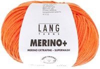 Lang Yarns Merino+ 0459 Orange Neon