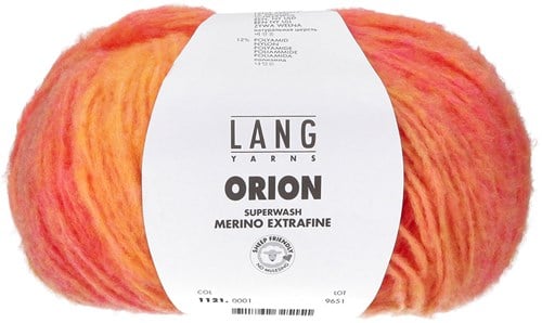 Lang Yarns Orion 001 Pink/Lilac/Orange