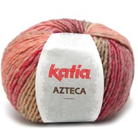 Katia Azteca 7852 Pale Red/Beige/Orange
