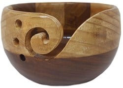 Scheepjes Yarn Bowl multi wood 14x8cm