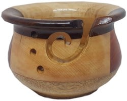 Scheepjes Yarn Bowl multi wood 14,5x10cm