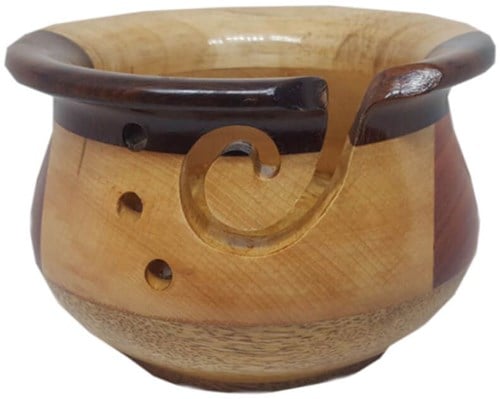 Scheepjes Yarn Bowl multi wood 14,5x10cm
