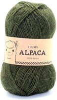 Drops Alpaca Uni Colour 7895 Dark Green