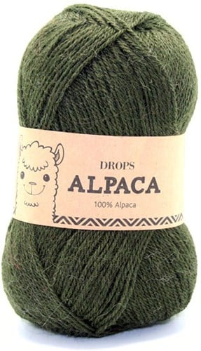Drops Alpaca Uni Colour 7895 Dark Green