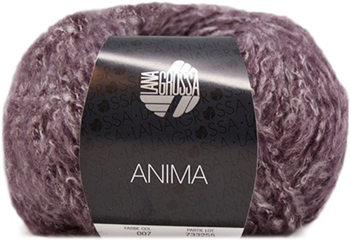 Lana Grossa Anima 07 Aubergine Mottled