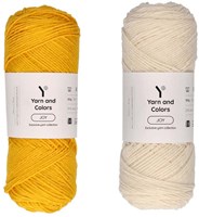 Baby Dream Blanket 4.0 Crochet Kit 5 Mustard & Cream Crib Blanket-2