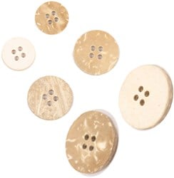 Drops Bleached Coconut Button