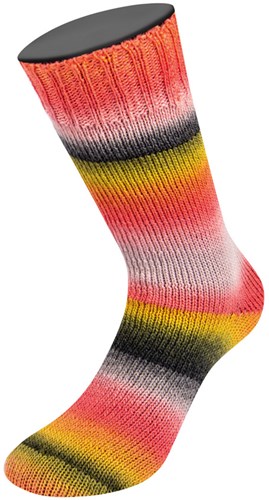 Lana Grossa Meilenweit 100 Color Mix Multi 013 Light olive/raspberry/pink/plum/dark grey/forest/moss/leaf green/old pink/mauve-3
