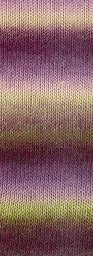 Lana Grossa Meilenweit 100 Color Mix Multi 016 Pale green/old pink/purple/blackberry/plum/olive/light green/aubergine-2