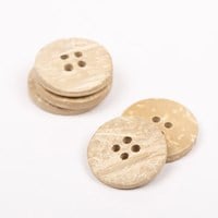 Drops Bleached Coconut Button 20 Mm-2