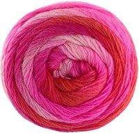 Lana Grossa Meilenweit 100 Color Mix Soft 062 Pink/cyclamen/cherry/fire red/raspberry