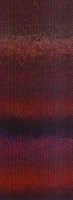 Lana Grossa Meilenweit 100 Color Mix Soft 065 Burgundy/brick/dark/black red/bordeaux/wine red-2