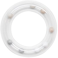 Go Handmade Rattle Ring Gray 80mm