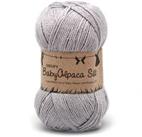 Drops BabyAlpaca Silk Uni Colour 8108 Light-grey