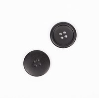 Drops 20mm Matte Black Button