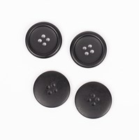 Drops 20mm Matte Black Button-2