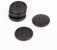 Drops 20mm Matte Black Button-3
