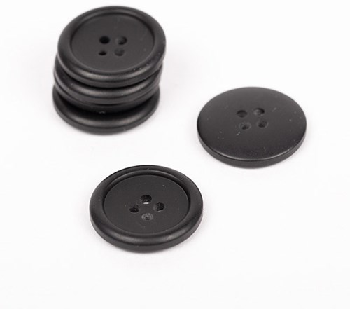 Drops 20mm Matte Black Button-3