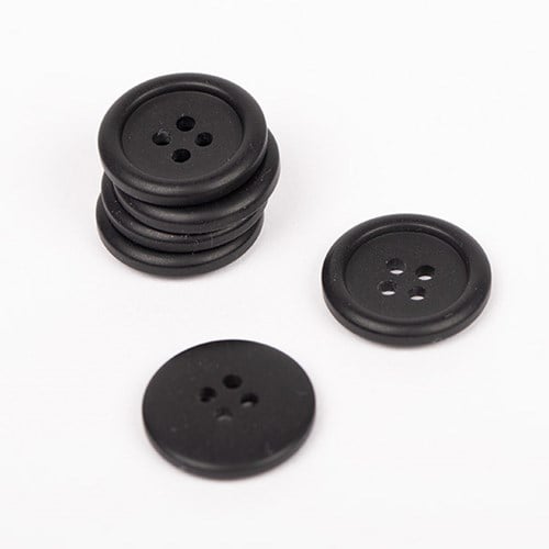 Drops 18mm Matte Black Button-3