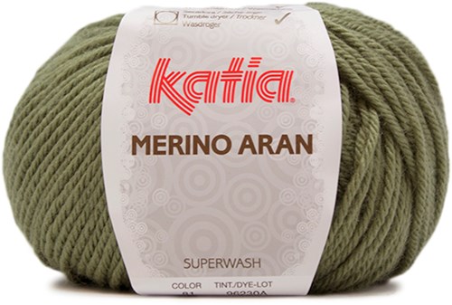 Katia Merino Aran 081 Khaki