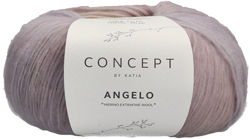 Katia Angelo 204 Pastel-Beige-Chewing Gum Pink