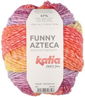 Katia Azteca 201 Orange-Lilac
