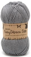 Drops BabyAlpaca Silk Uni Colour 8465 Medium-grey