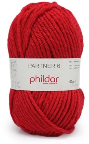 Phildar Partner 6 1459 Rouge