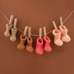 Crochet Pattern Yarn and Colors Oh Baby! Crochet Booties