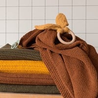 Knitting Pattern Yarn and Colors Oh Baby! Knit Blanket