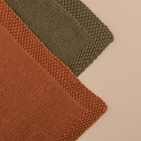 Yarn and Colors Oh Baby! Knit Blanket Knitting Kit 091 Khaki-2