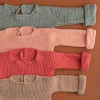 Yarn and Colors Oh Baby! Sweater Knitting Kit 009 Limestone-3