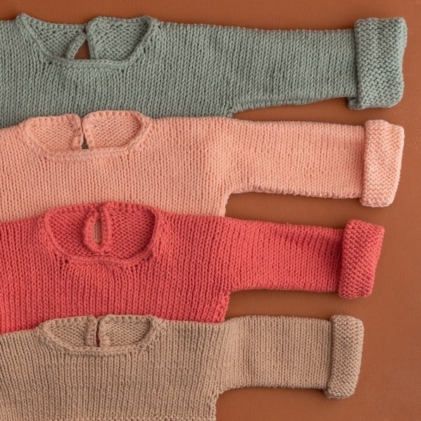 Easy baby on sale knitting kits