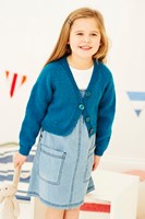 Knitting Pattern Stylecraft Life DK No. 8904 Girls’ Top and Cardigan-2