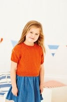 Knitting Pattern Stylecraft Life DK No. 8904 Girls’ Top and Cardigan-3