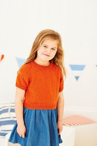Knitting Pattern Stylecraft Life DK No. 8904 Girls’ Top and Cardigan-3