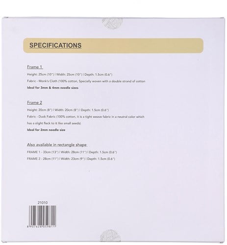 Knitpro Punch frame set 25x25, 20x20 cm-2